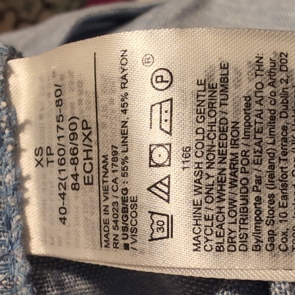 GAP Paper Bag Shorts Baggy Boxy XS - Picture 11 of 11